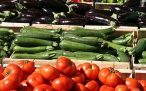 Légumes au marché de Sarzeau